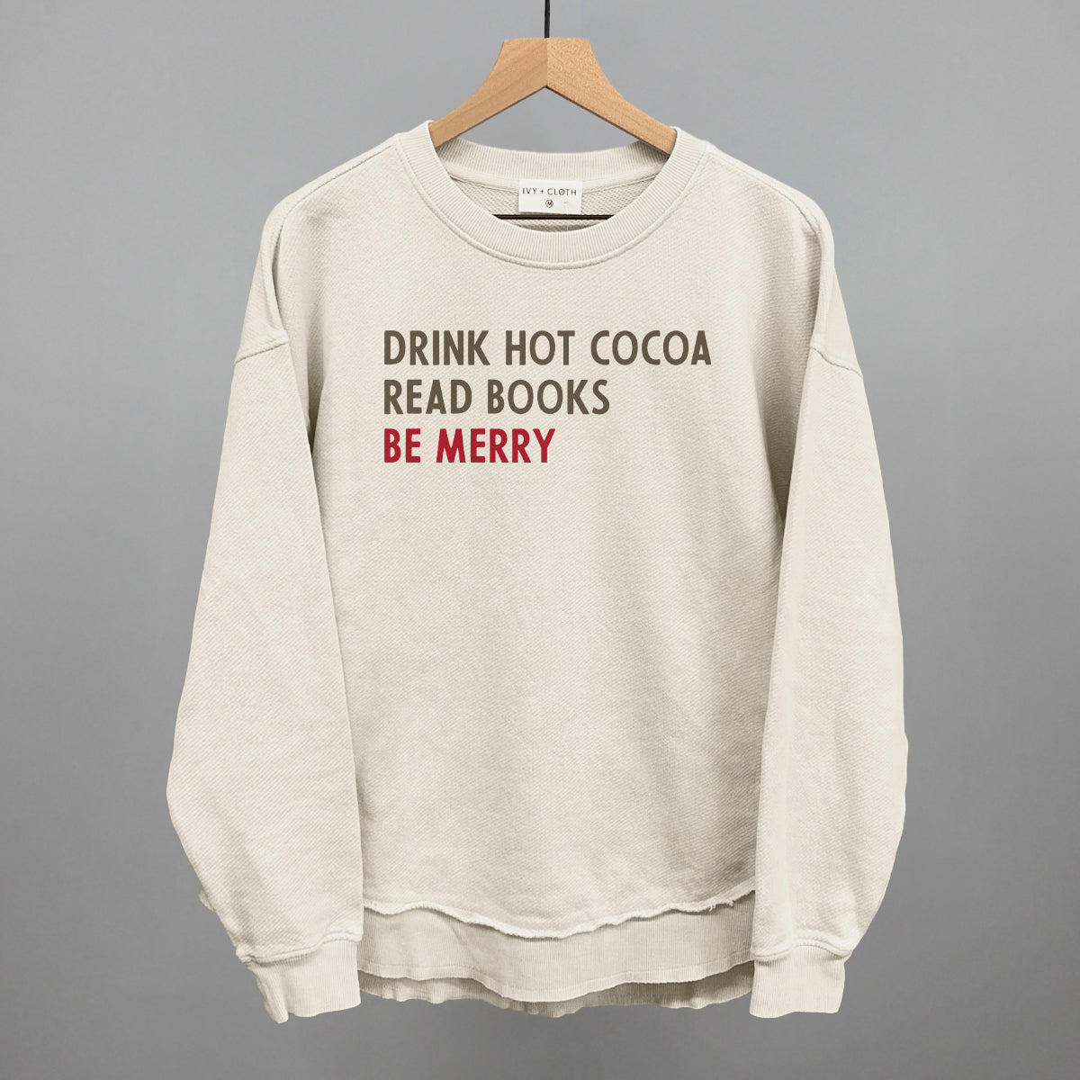 Drink Hot Cocoa Read Books Be Merry