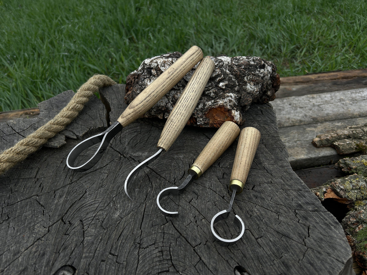 4-Piece Wood Carving Knife Set