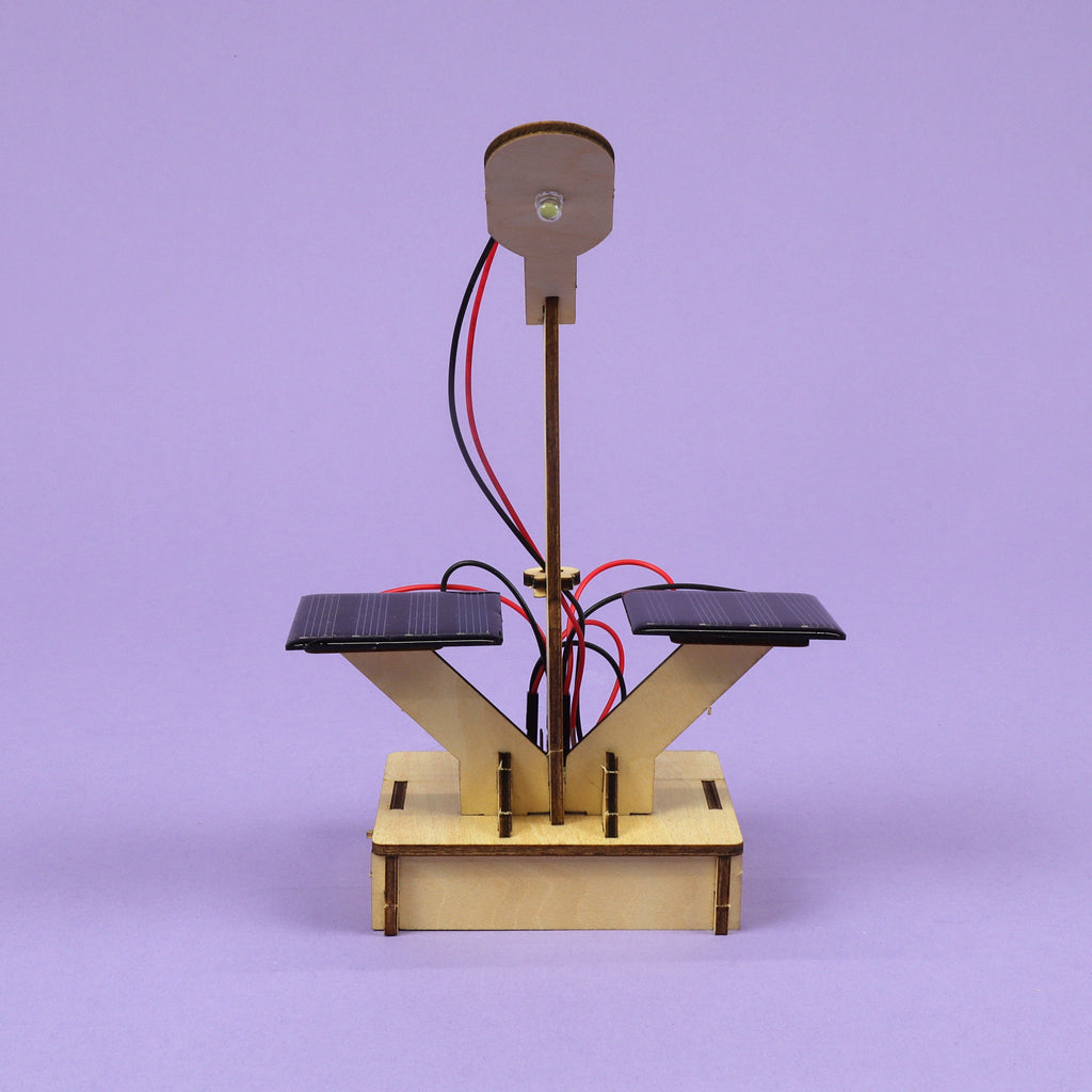 Smart Light Sensitive Solar Lamp DIY Kit, Educational STEM Toy