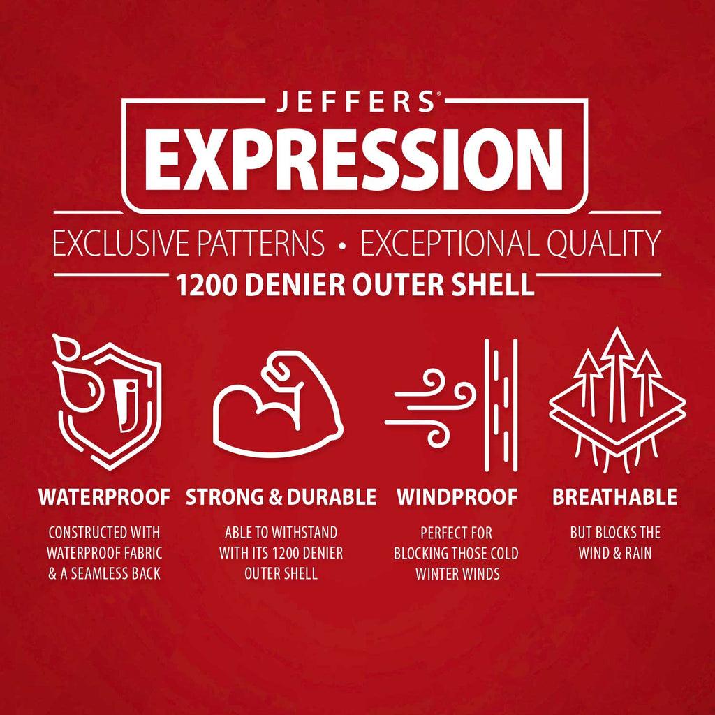 Jeffers Expression 1200 Denier Standard Neck Turnout Horse Blanket, 240 Gram