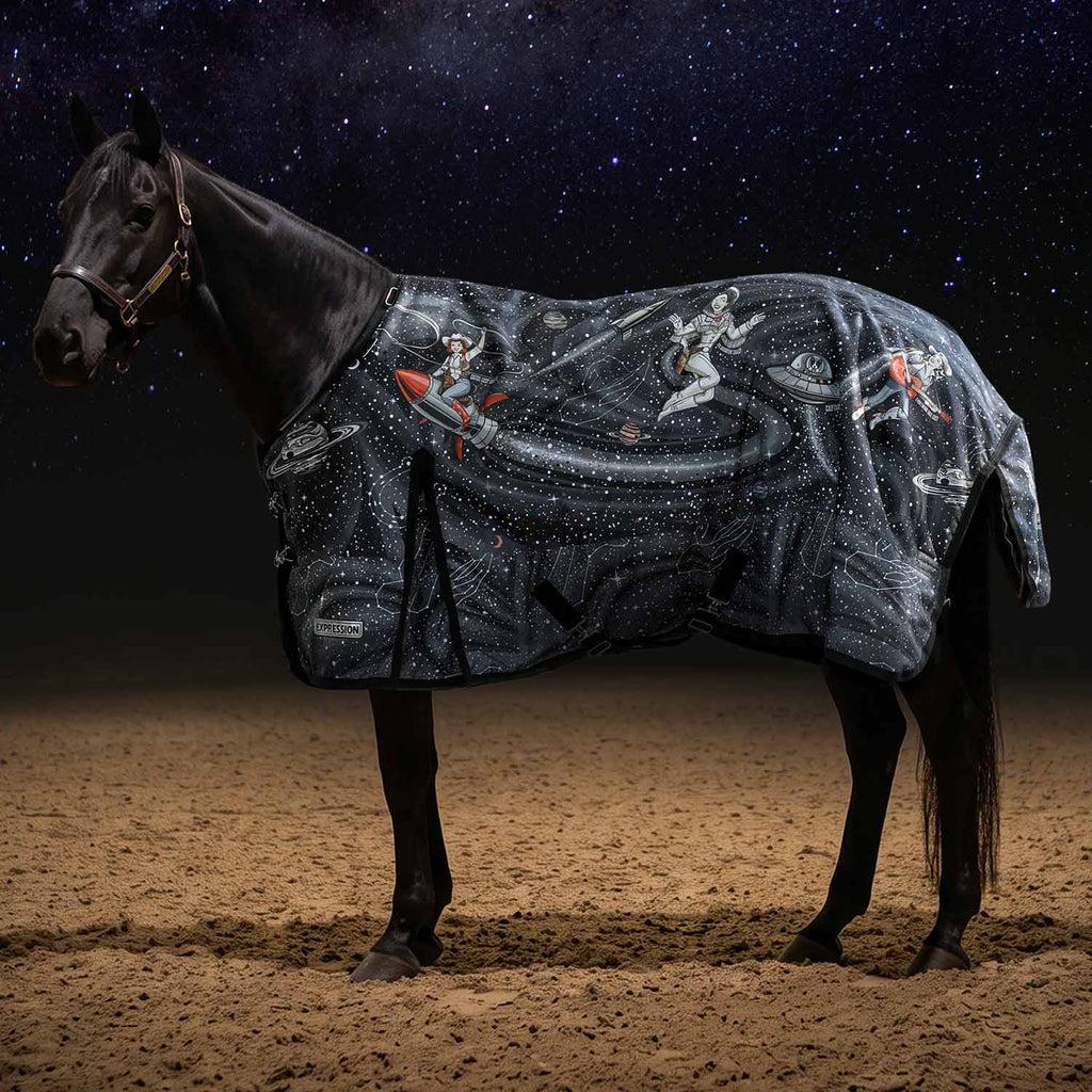Jeffers Expression 1200 Denier Standard Neck Turnout Horse Blanket, 240 Gram
