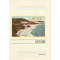 Vintage Lined Notebook Greetings from Big Sur