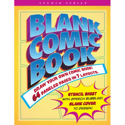 Blank Comic Book (Stencil Included)