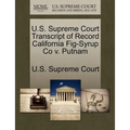 U.S. Supreme Court Transcript of Record California Fig-Syrup Co V. Putnam
