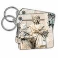 3dRose Key Chains Spain, Barcelona, Christopher Columbus monument, sculpture (kc-227935-1)