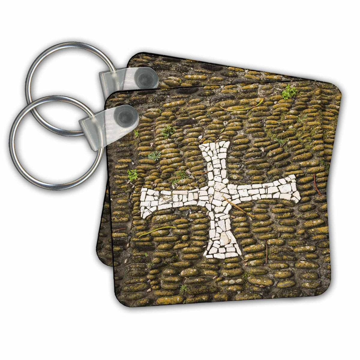 3dRose Key Chains Portugal, Azores, Santa Maria Island, Anjos. Where Columbus landed (kc-330475-1)