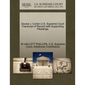 Davies V. Corbin U.S. Supreme Court Transcript of Record with Supporting Pleadings