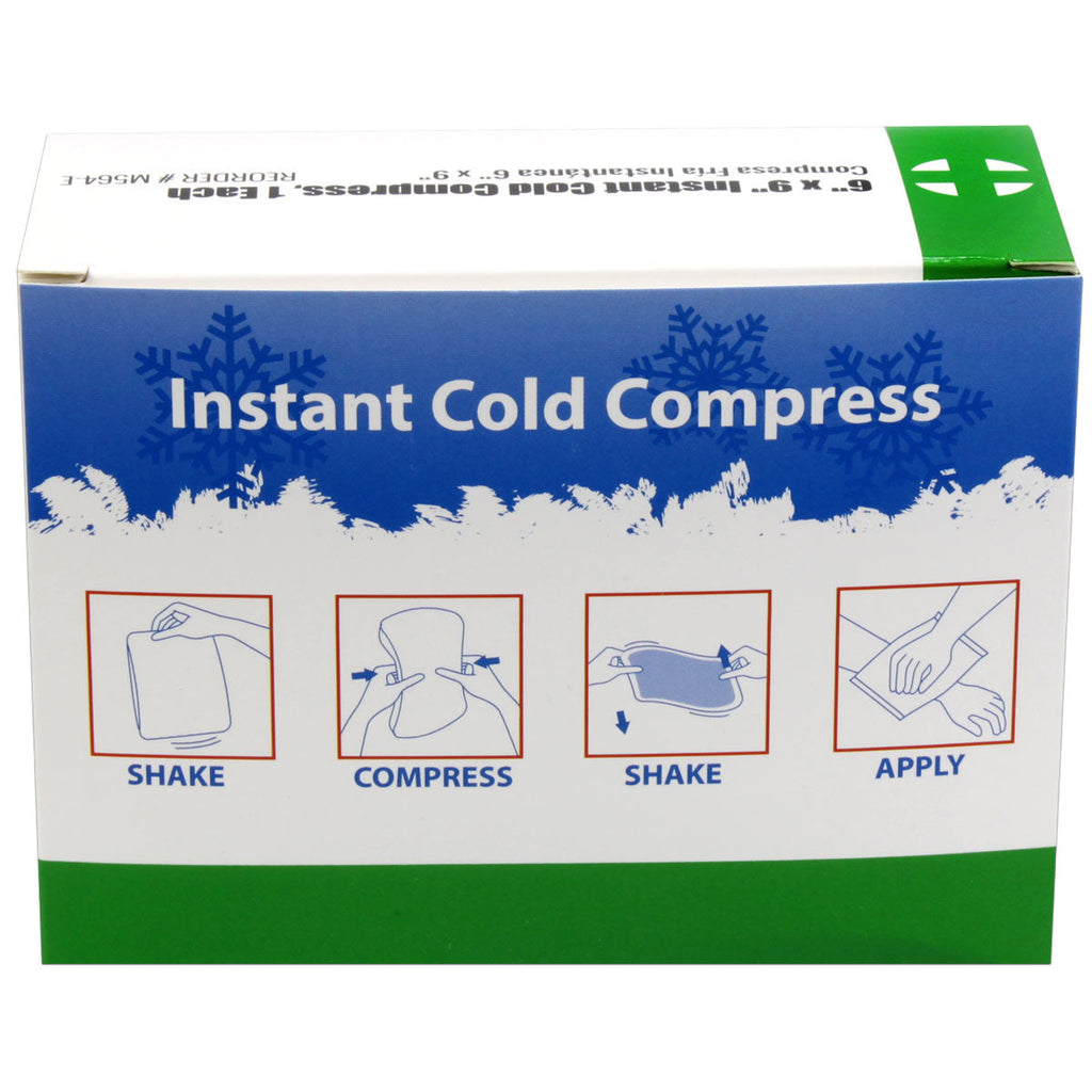 6" x 9" Instant Cold Compress, Boxed - 32 per case