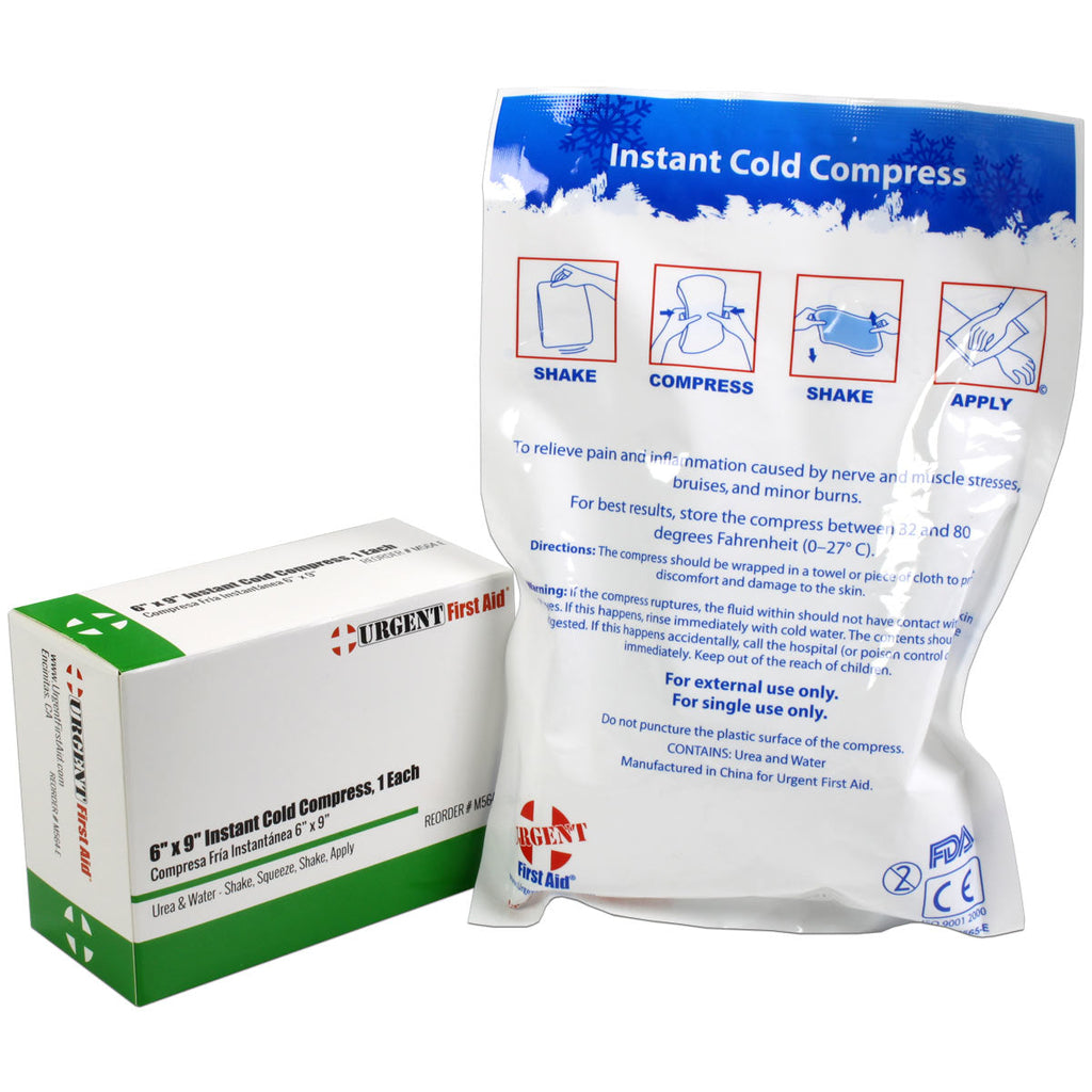 6" x 9" Instant Cold Compress, Boxed - 32 per case