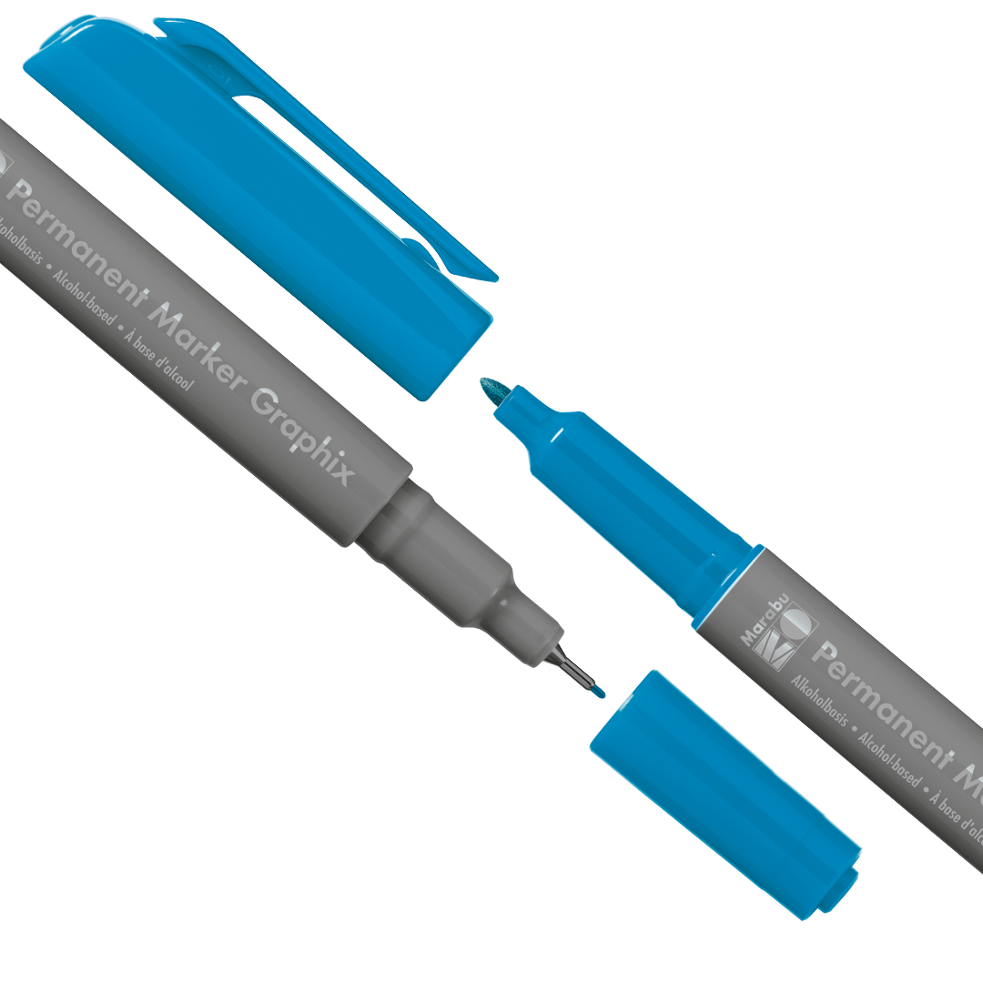 Marabu Graphix Permanent Marker 4 Set-of customer curated colors by SketchBox
