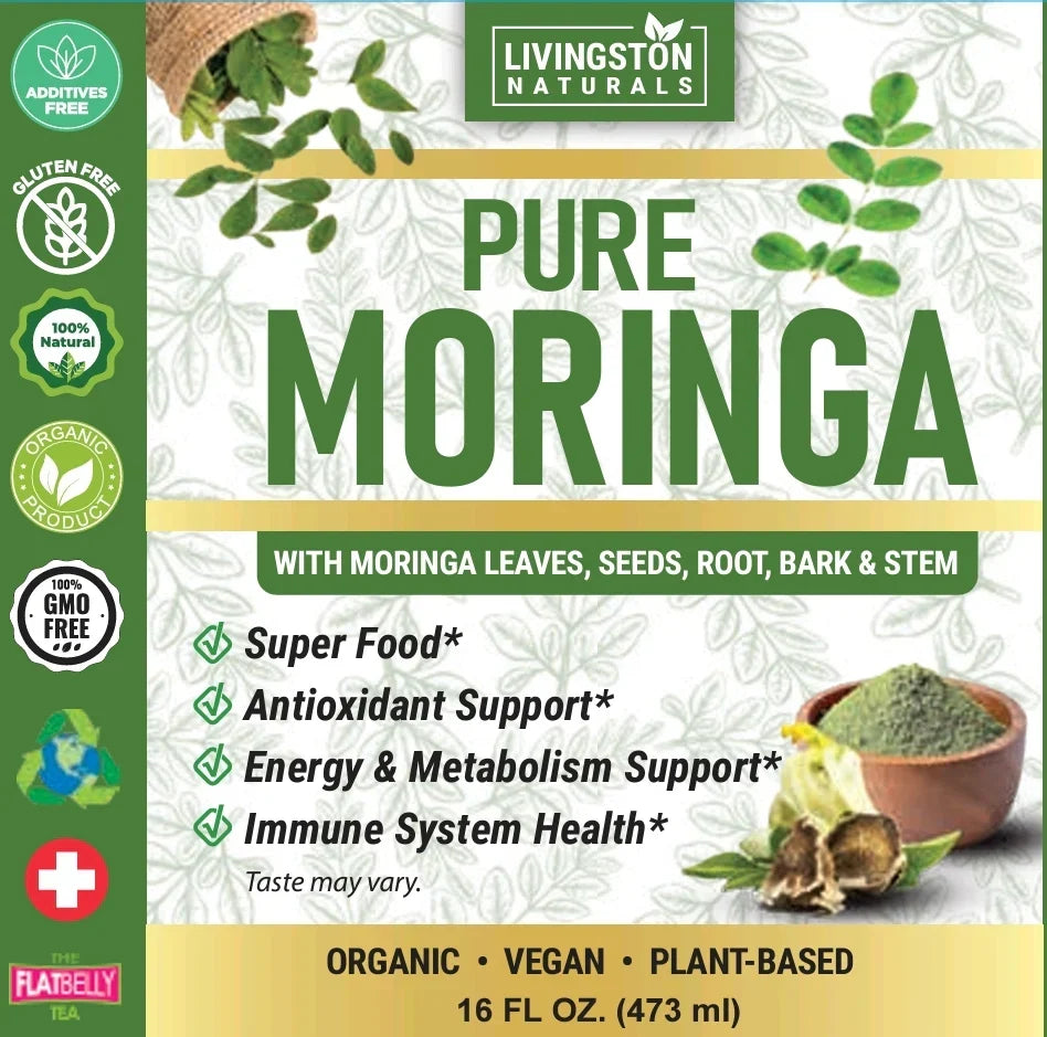 Organic Moringa Liquid Extract – Full Spectrum Superfood Formula