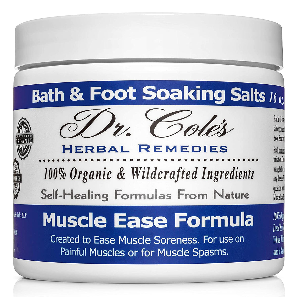 20 - Dr. Cole's Muscle Ease Soaking Salts