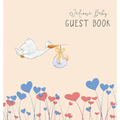 BABY SHOWER GUEST BOOK with GIFT LOG (Hardcover) for Baby Naming Day, Baby Shower Party, Christening or Baptism Ceremony, Welcome Baby Party: For baby