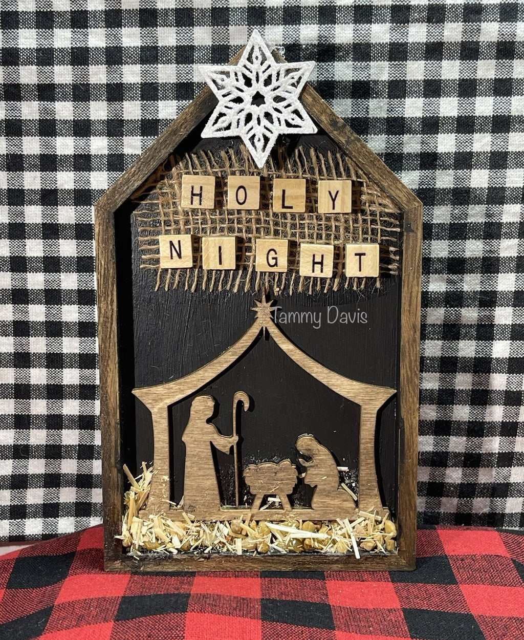Unfinished Wood Bethlehem Nativity Shape - Christmas - Craft - up to 46" DIY