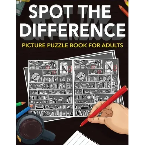 Spot the Difference: Picture Puzzle Book for Adults