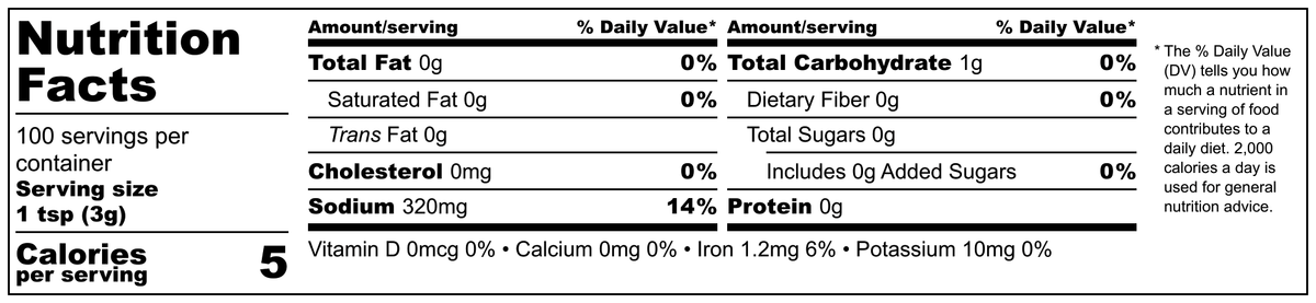 Not Chicken Seasoning, Organic