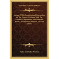 Journal of the Constitutional Convention of the District of Maine, with the Articles of Separation, and Governor Brook's Proclamation Prefixed, 1819-2