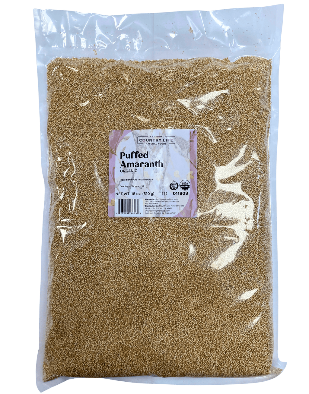 Puffed Amaranth, Organic