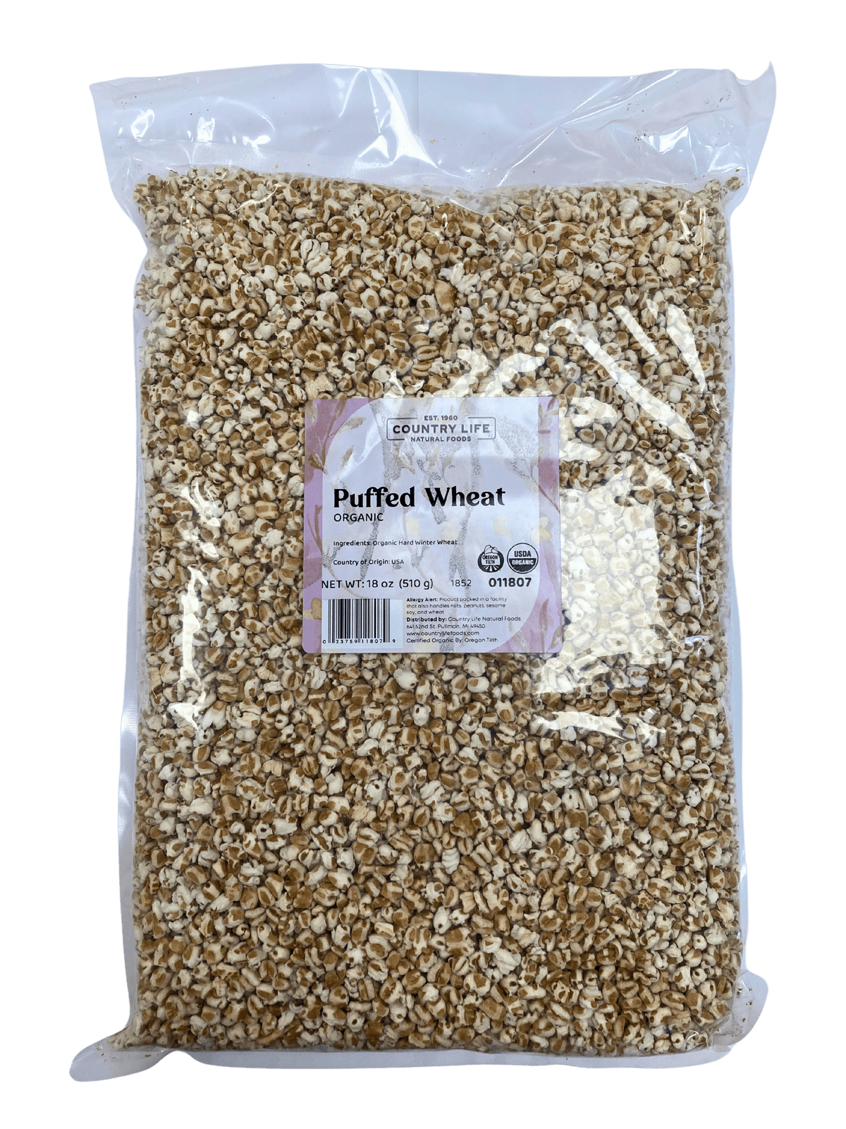 Puffed Wheat, Organic