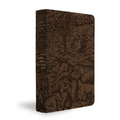 KJV Majestic Illuminated Bible (Brown Leatherluxe)