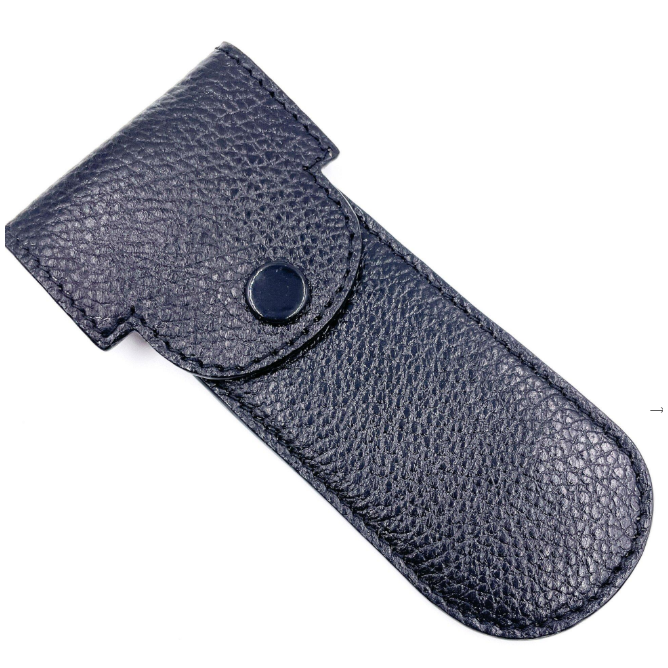 Parker LP1 Black Leather Safety Razor Travel Case