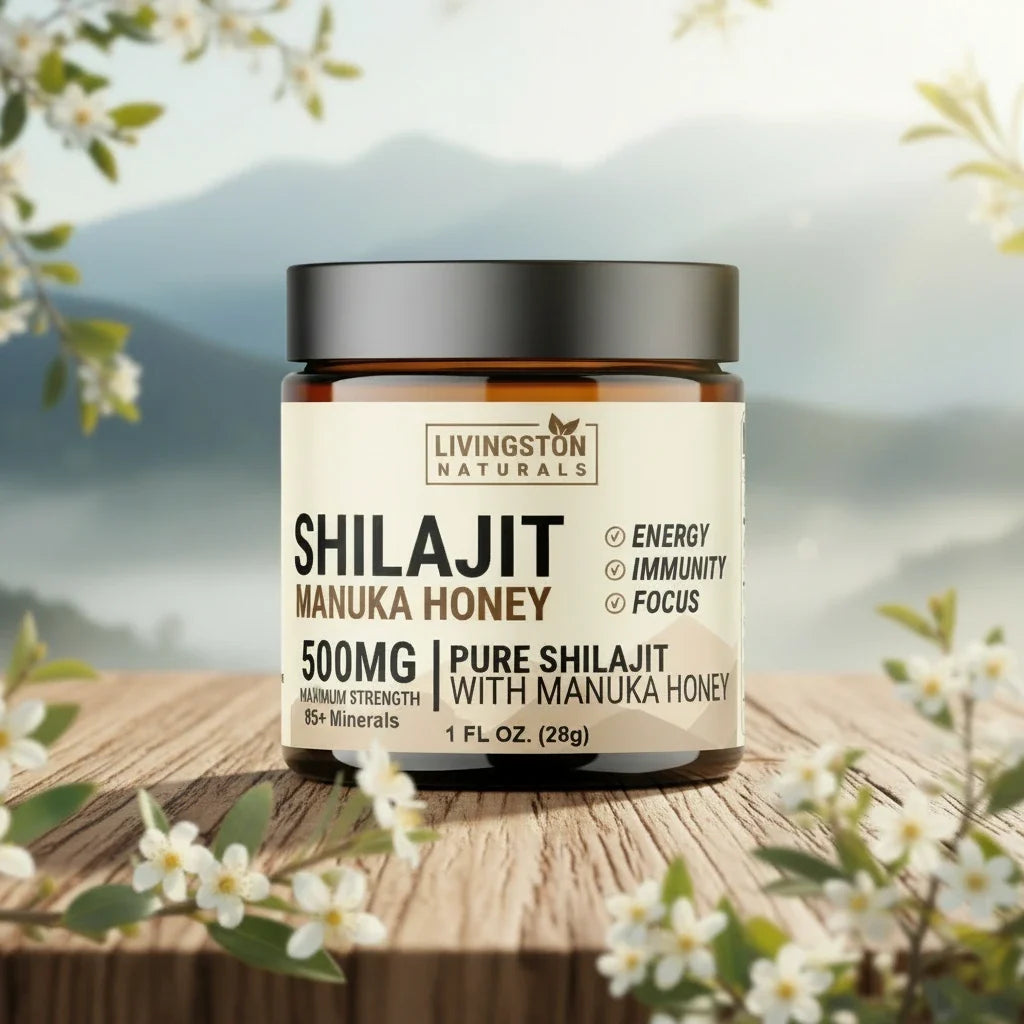 Pure Shilajit Resin with Manuka Honey | Premium Energy, Immunity & Vitality Blend