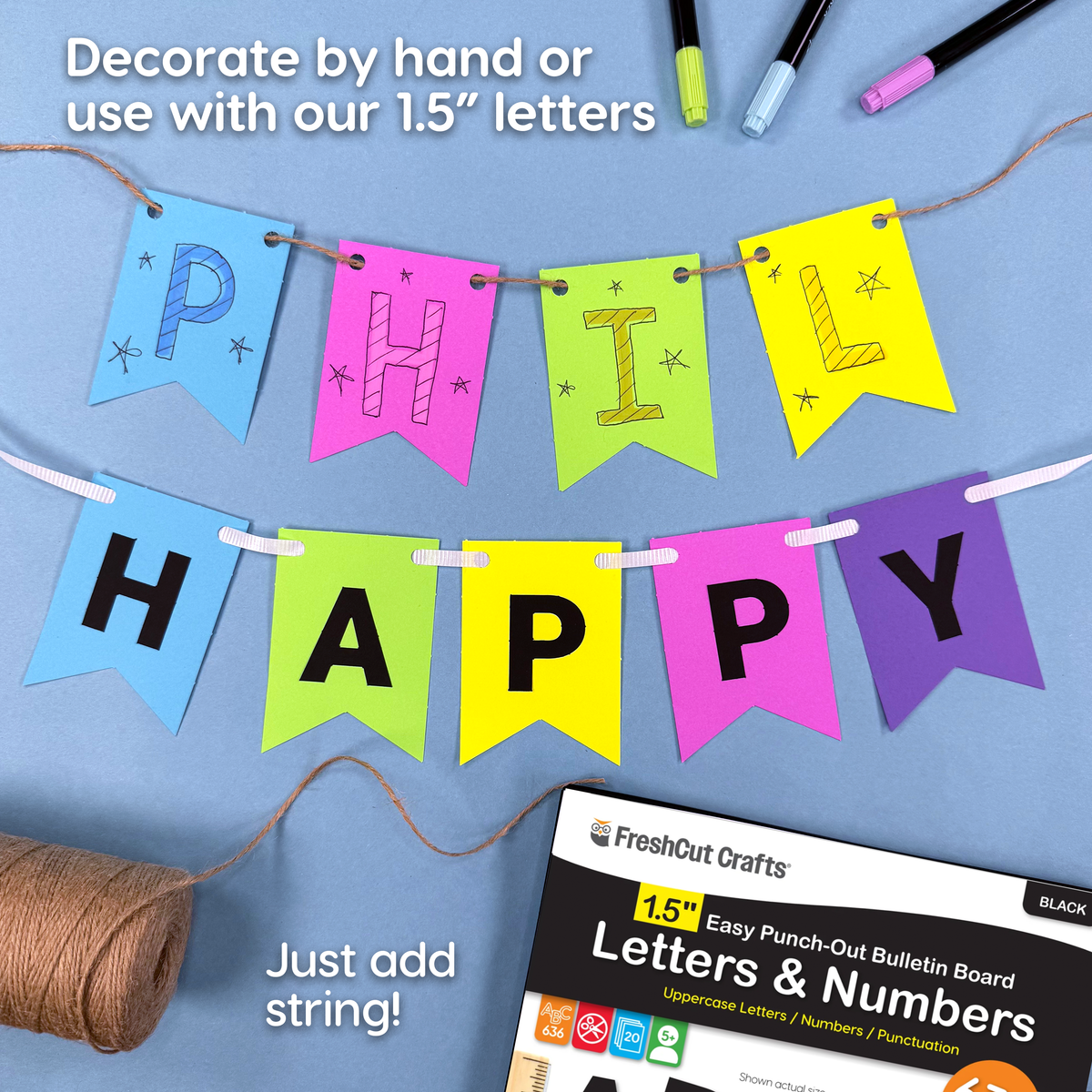 Small DIY Banner Flags