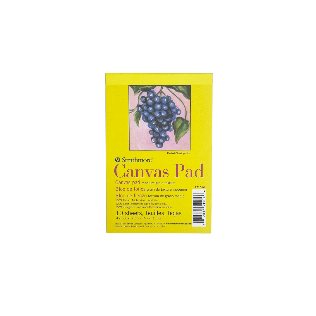 Strathmore Canvas Pad 300 Series 4x6- 10 sheets