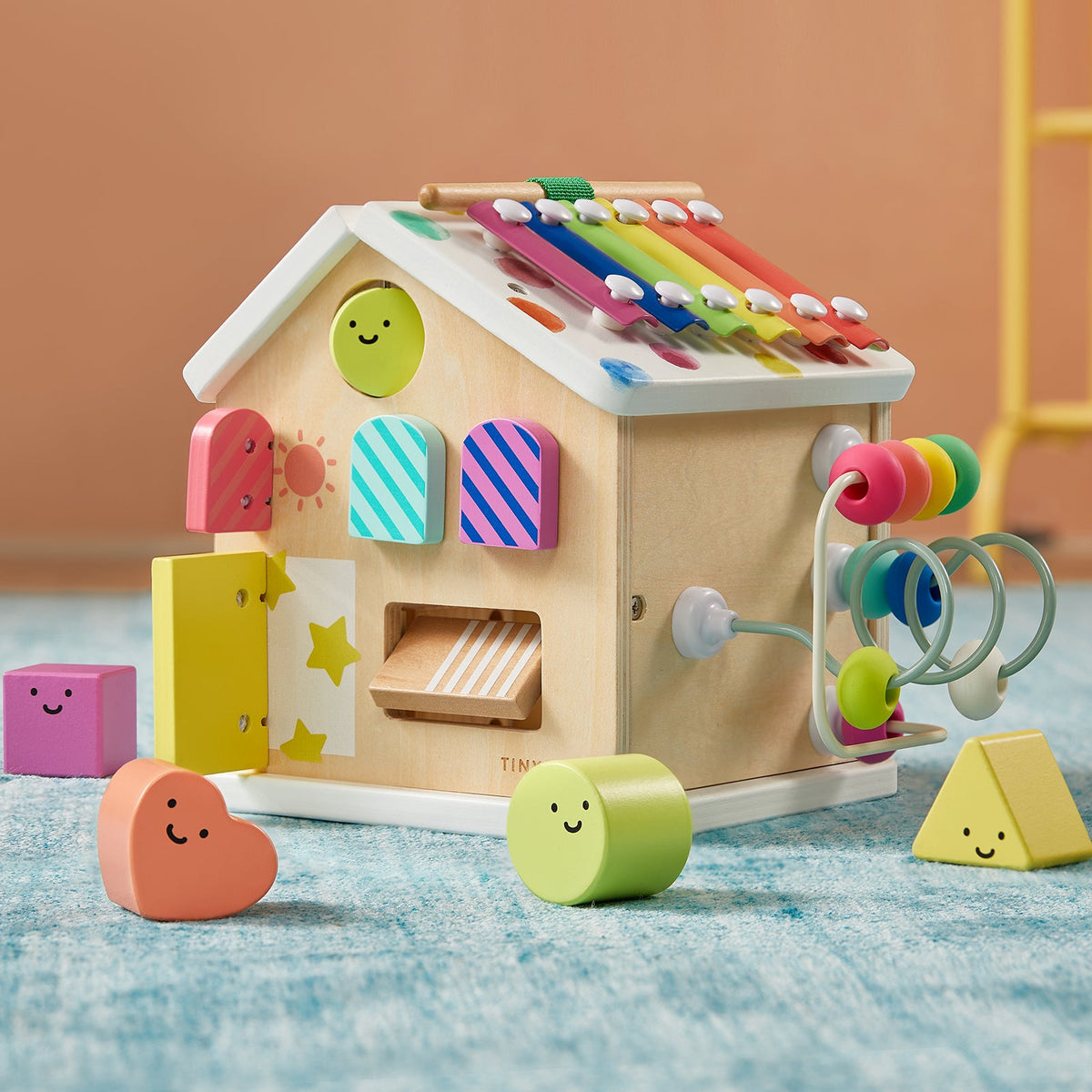 Tiny Land® Cottage Activity Cube - Rainbow