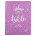 ESV My Creative Bible for Girls Faux Leather Hc, Purple Glitter