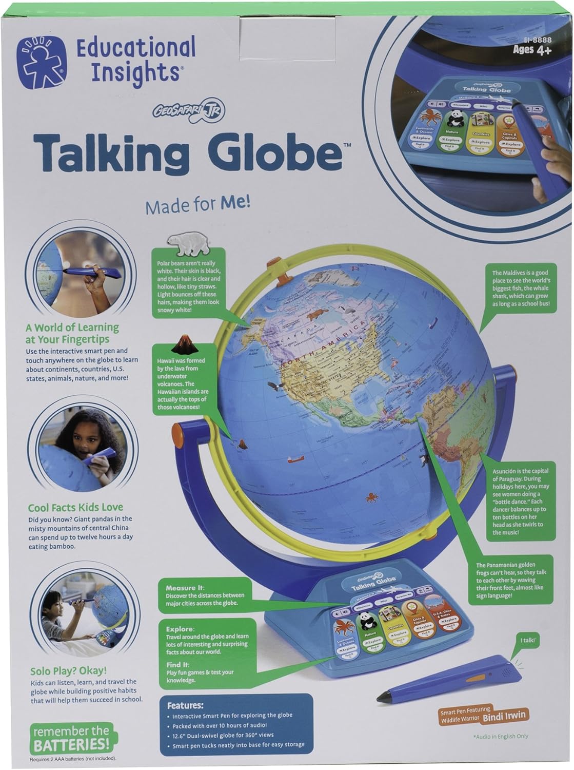 Talking Interactive Globe with Talking Pen