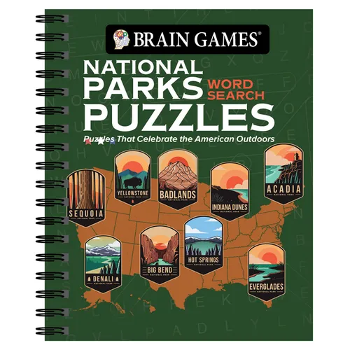 Brain Games - National Parks Word Search Puzzles: Puzzles That Celebrate the American Outdoors
