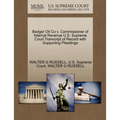 Badger Oil Co V. Commissioner of Internal Revenue U.S. Supreme Court Transcript of Record with Supporting Pleadings
