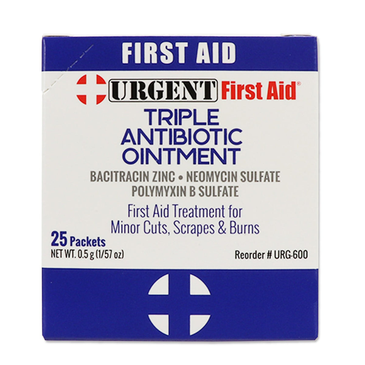 Triple Antibiotic Ointment, 0.5gm, 25 per box