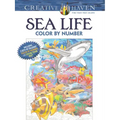 Creative Haven Sea Life Color by Number Coloring Book