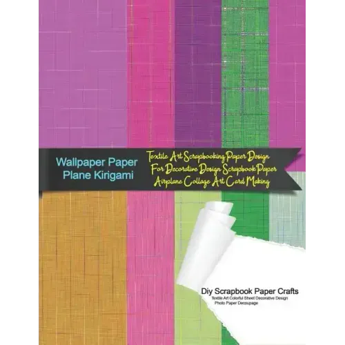 Wallpaper Paper Plane Kirigami Diy Scrapbook Paper Crafts Textile Art Colorful Sheet Decorative Design Photo Paper Decoupage: Textile Art Scrapbooking