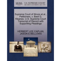 Supreme Court of Illinois Et Al., Petitioners, V. Basil D. Ktsanes. U.S. Supreme Court Transcript of Record with Supporting Pleadings