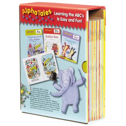 AlphaTales: A Set of 26 Irresistible Animal Storybooks That Build Phonemic Awareness & Teach Each Letter of the Alphabet [With Teacher's Guide]