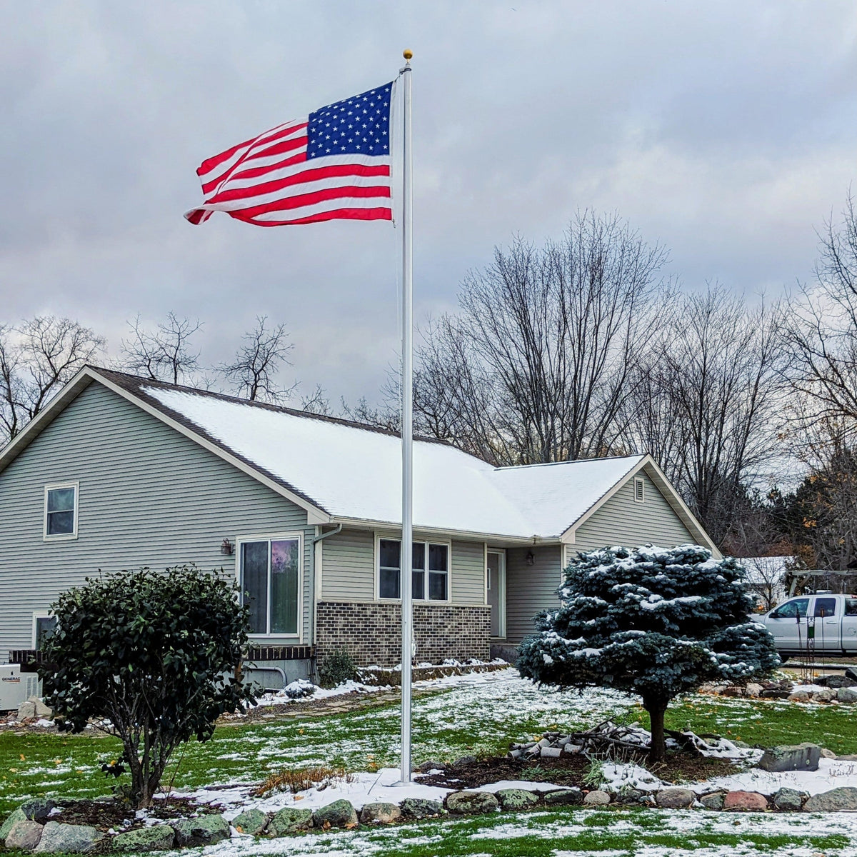 25' Guardian Flagpole - 100% Made in USA