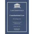 Constitutional Law, Law Essentials: Governing Law for Law School and Bar Exam Prep