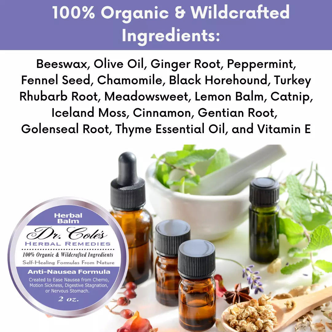05 - Dr. Cole's Organic Anti-Nausea Herbal Balm