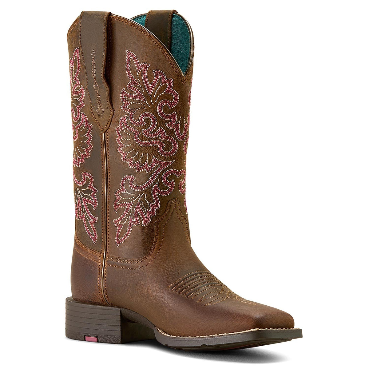 Ariat Women's Round Up Wide Square Toe StretchFit Boots