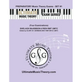 Preparatory Music Theory Exams Set #1 - Ultimate Music Theory Exam Series: Preparatory Music Theory Exams Set 1 Workbook contains Four Exams, Plus UMT