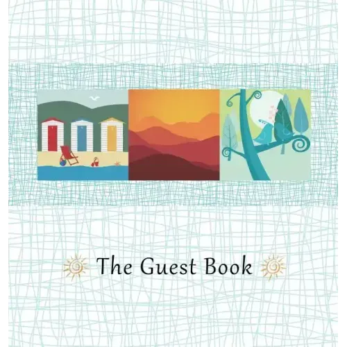HARDCOVER GUEST BOOK, Comments Book, Visitors Book, Guest comment book, Vacation Home Guest Book, Beach House Guest Book, House Guest Book,: For Guest