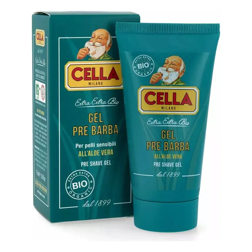 Cella Organic Aloe Vera Pre Shave Gel 75ml