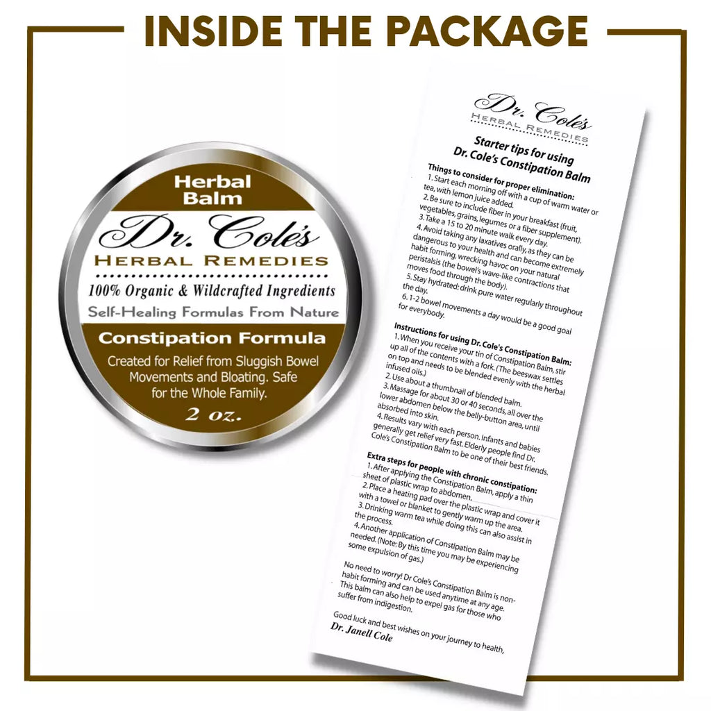 04 - Dr. Cole’s Constipation Remedy