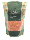 Red Lentils, Split, Organic