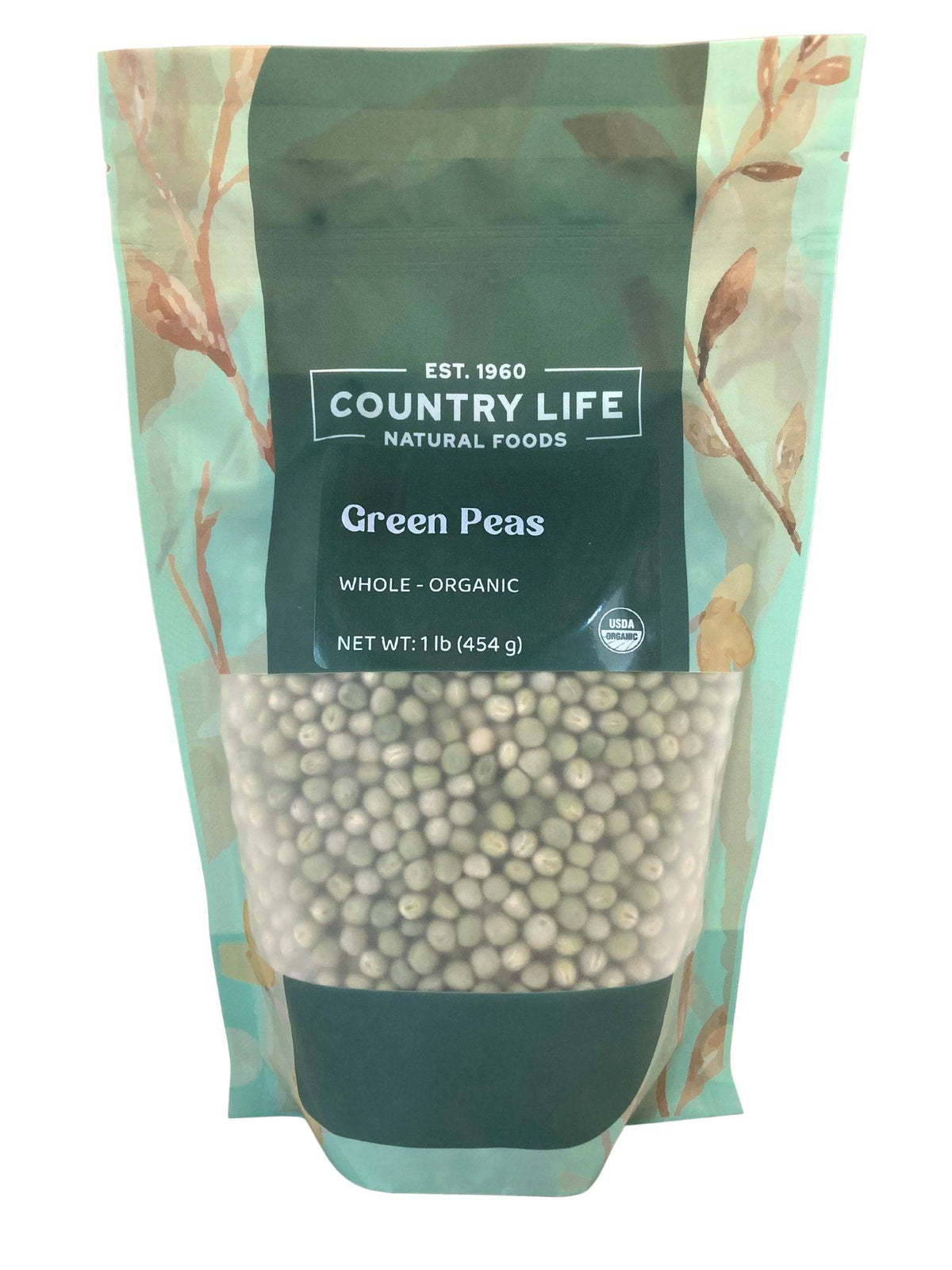 Peas, Green, Organic, Whole