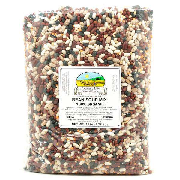Bean Soup Mix, Organic, Country Life