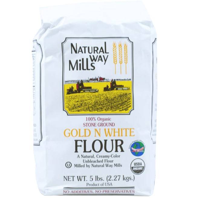 Gold N White Flour, with Germ, Organic